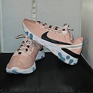 Nike React Element 55 Coral Stardust BQ2728-602 Ladies Running Shoes Size 11